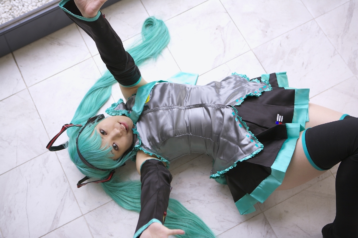 [Cosplay]  Vocaloid - Sexy Hatsune Miku